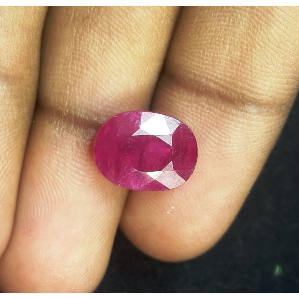 6.9 Carats Natural Red Ruby 13.14 x 10.66 x 4.14 mm