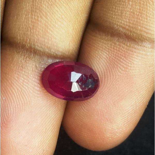 10.93 Carats Natural Red Ruby 14.88 x 12.02 x 5.88 mm