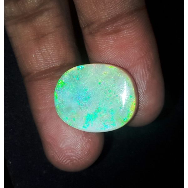 15.12 Carats Natural Creamish White Opal 18.52x15.38x6.66 mm