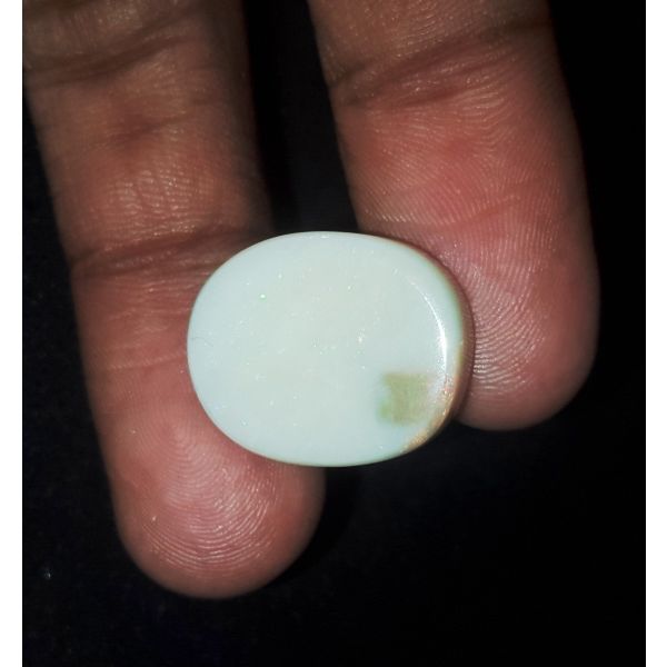 15.12 Carats Natural Creamish White Opal 18.52x15.38x6.66 mm