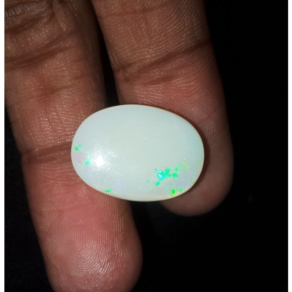 13.38 Carats Natural Creamish White Opal 19.19x13.90x6.81 mm