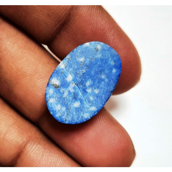 18.68 Carats Natural Blue Lapis Lazuli 20.27 x 13.68 x 7.05 mm