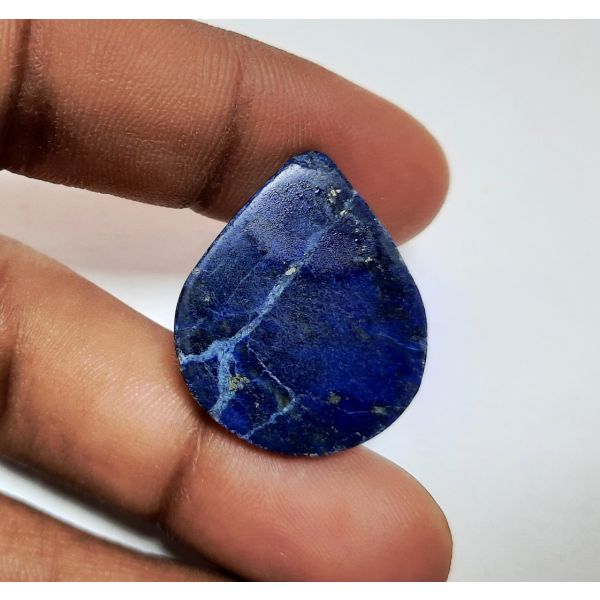 20.79 Carats Natural Blue Lapis Lazuli 25.71 x 21.51 x 4.79 mm