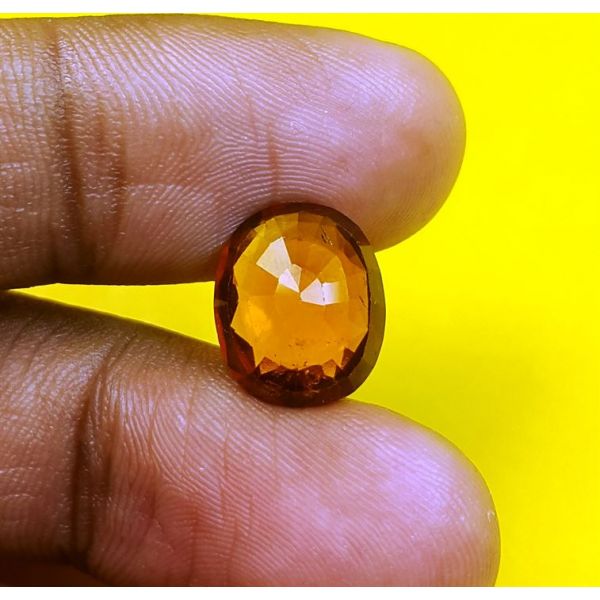 5.27 Carats Natural Brown Hessonite 12.10 x 10.05 x 4.78 mm