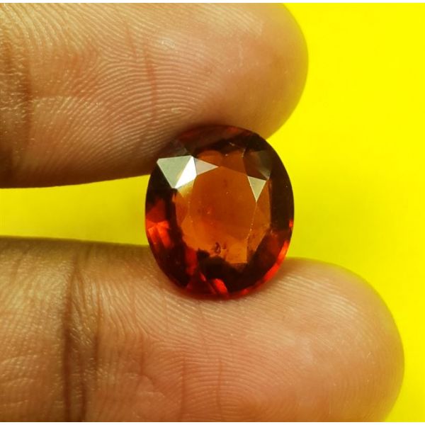 7.12 Carats Natural Brown Hessonite 13.12 x 11.16 x 5.97 mm