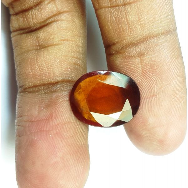 7.53 Carats Natural Brown Hessonite Garnet 14.80 x 11.97 x 4.30 mm