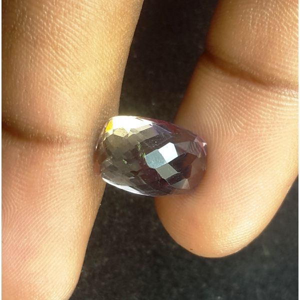 5.72 Carats Natural Purple + Yellow Ametrine 13.17 x 9.15 x 7.35 mm