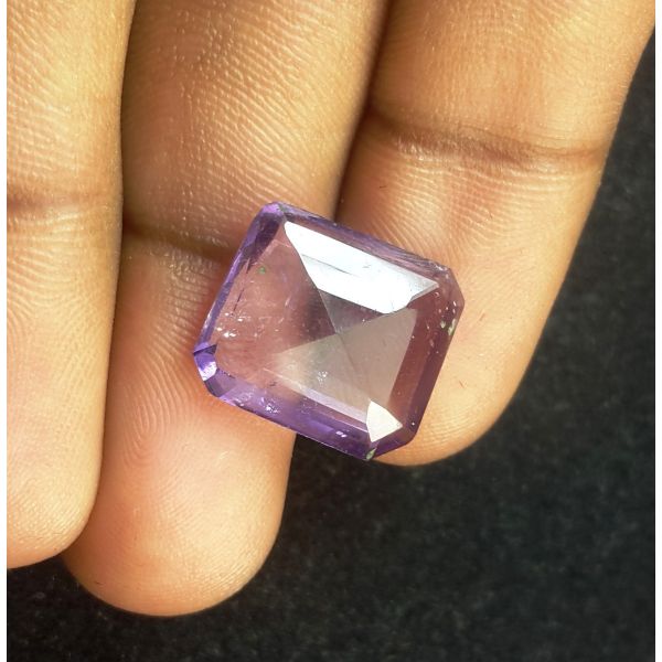 8.55 Carats Natural Purple + Yellow Ametrine 15.38 x 13.30 x 5.41 mm