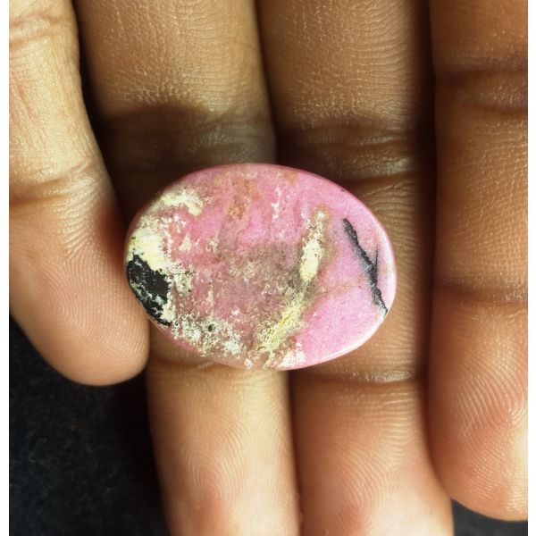 29.15 Carats Natural Pink Rhodochrosite 25.11 x 18.95 x 6.66 mm