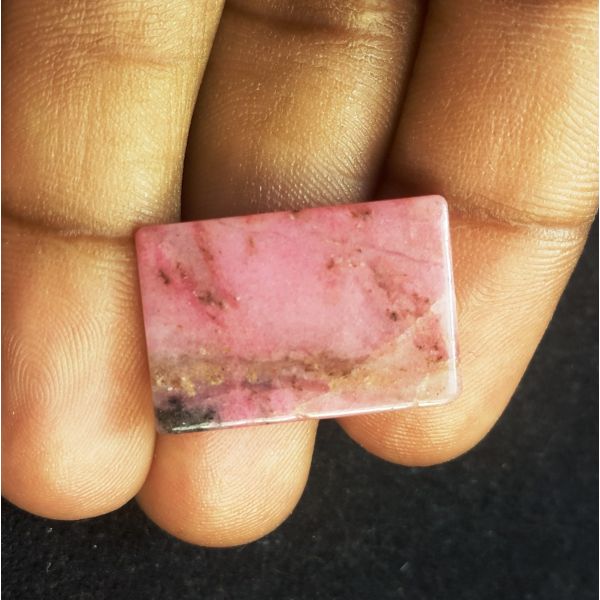 21.61 Carats Natural Pink Rhodochrosite 13.69 x 16.03 x 4.90 mm