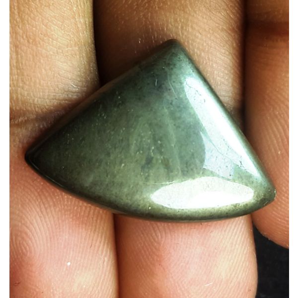 20.23 CT Natural Pyrite Pear Cabachon Shape 24.52x17.70x4.04mm