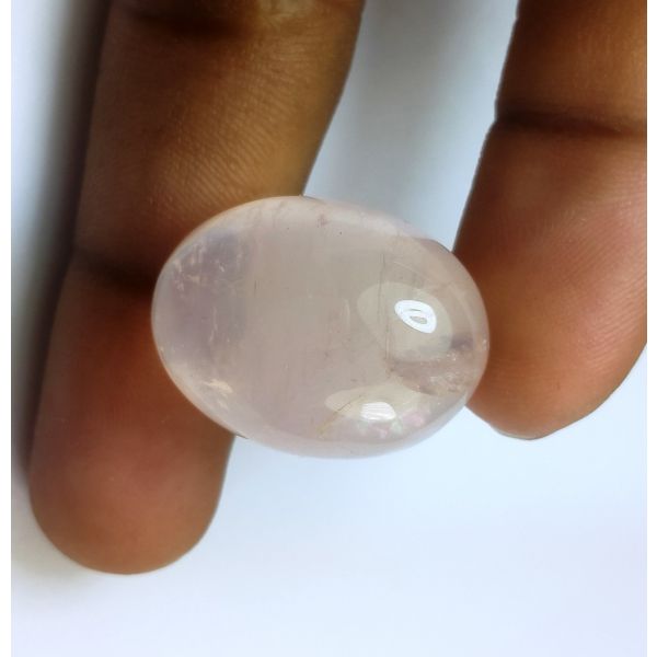 49.77 Carats Pink Quartz  25.07 x 19.33 x12.86 mm