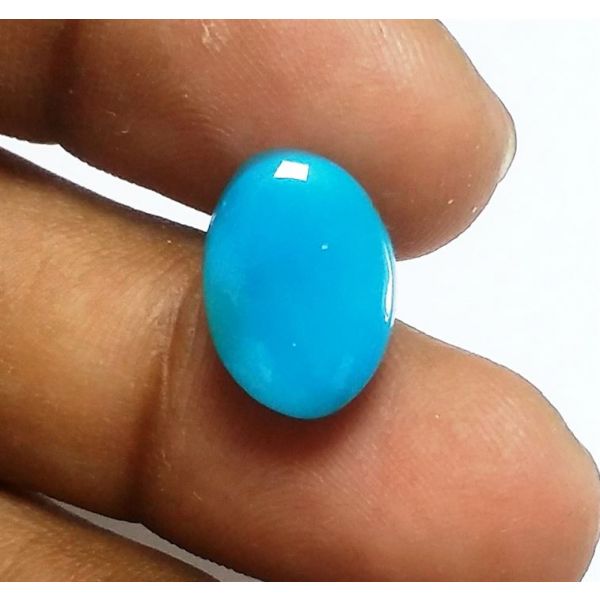 7.15 Carats Natural Blue Turquoise 13.62 x 9.67 x 7.57 mm