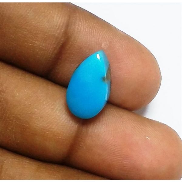 6.6 Carats Natural Blue Turquoise 14.10 x 8.24 x 8.14 mm