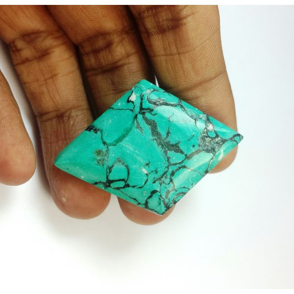 50.20 Carats Natural Green Turquoise 45.23 x 32.16 x 8.37 mm