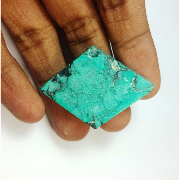 50.20 Carats Natural Green Turquoise 45.23 x 32.16 x 8.37 mm