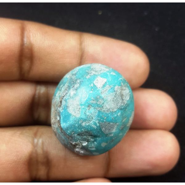 57.92 Carats Natural Sky Blue Irani Feroza Nishapuri Mine 32.39x19.29x15.51