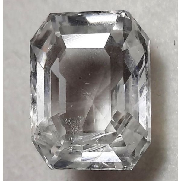 5.95 Carats Natural Colorless Sapphire 11.35x8.73x5.37mm