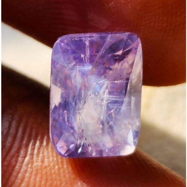 6.17 Carats Natural Purple Sapphire 10.84x7.97x6.86mm