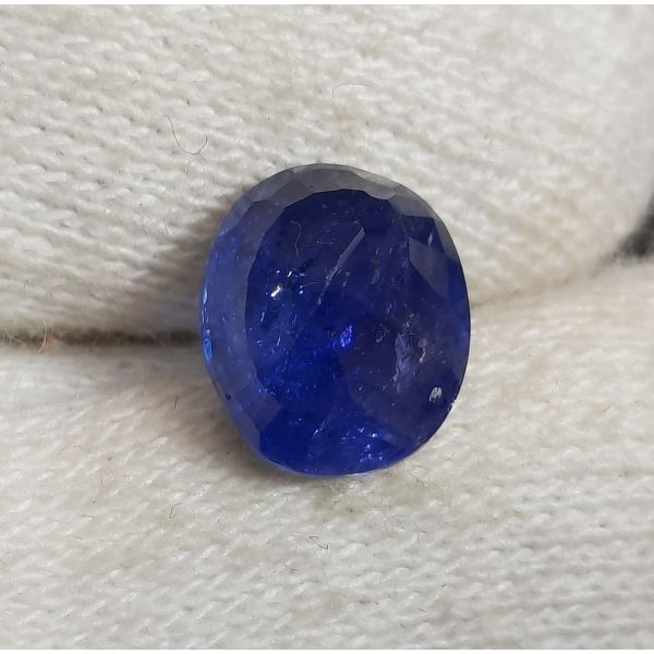 4.25 Carats Natural Royal Blue Sapphire 9.93x8.59x5.50mm