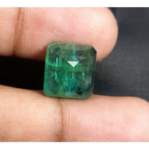 8.69 Carats Natural Zambian Emerald 12.08x11.00x6.90mm