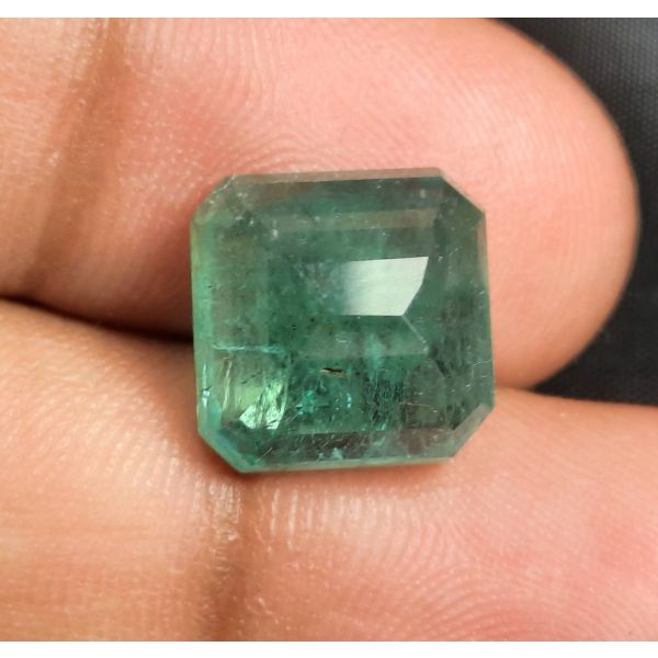 7.74 Carats Natural Zambian Emerald 11.31x11.30x6.80mm