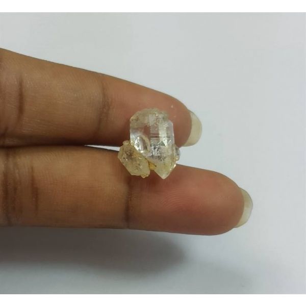 7.55 Carats Herkimer Diamond 14.32 x 11.85 x 8.36 mm