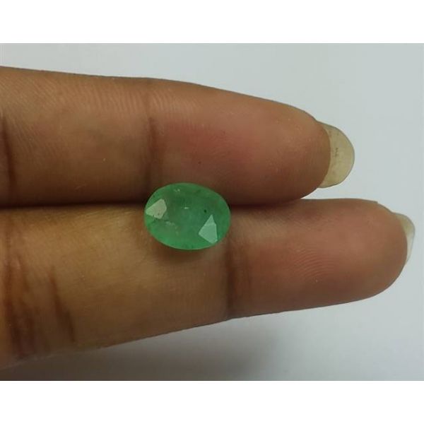 2.89 Carats Colombian Emerald 9.48 x 7.71 x 5.39 mm