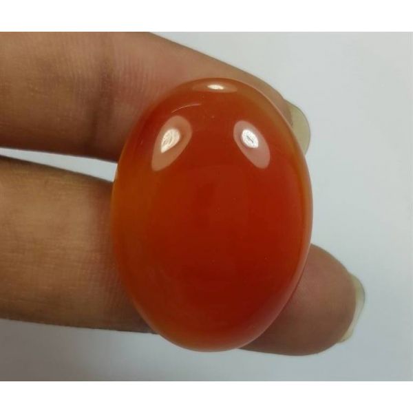 27.64 Carats Orange Chalcedony 27.46 x 20.12 x 6.44 mm