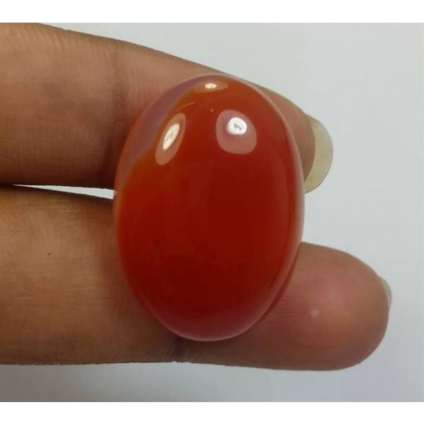 23.31 Carats Orange Chalcedony 24.13 x 17.76 x 6.81 mm