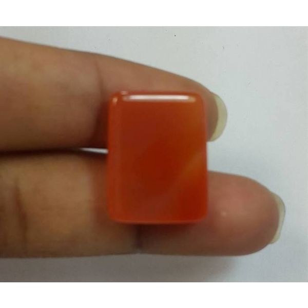 15.13 Carats Orange Chalcedony 18.72 x 14.28 x 5.75 mm