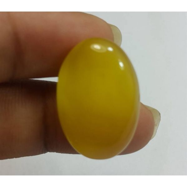16.69 Carats Yellow Chalcedony 22.69 x 14.94 x 6.16 mm