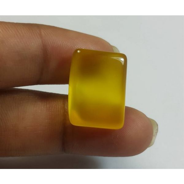 14.47 Carats Yellow Chalcedony 17.40 x 12.99 x 6.66 mm