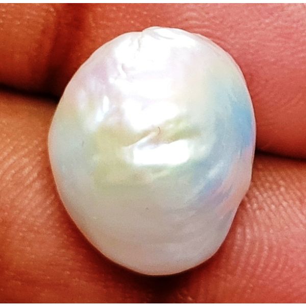 13.93 carats Natural White Venezuela Pearl 14.99x12.76x11.64 mm
