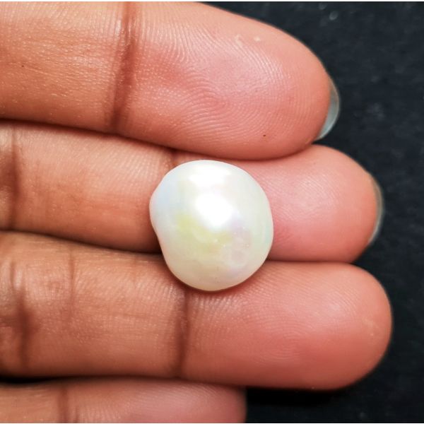 16.59 carats Natural White Venezuela Pearl 14.97x11.56x13.16 mm