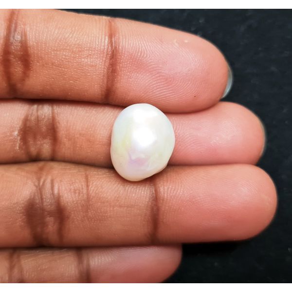 16.59 carats Natural White Venezuela Pearl 14.97x11.56x13.16 mm