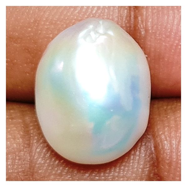 14.7 carats Natural White Venezuela Pearl 14.91x11.69x11.55 mm