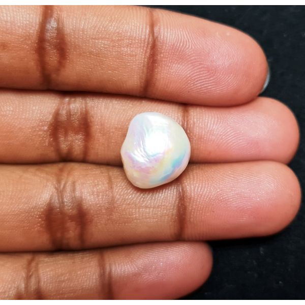 15.76 carats Natural White Venezuela Pearl 14.12x12.15x13.17 mm