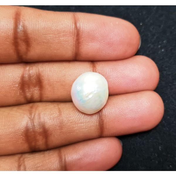 15.76 carats Natural White Venezuela Pearl 14.12x12.15x13.17 mm