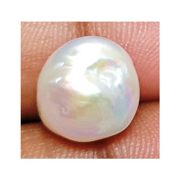 9.41 carats Natural White Venezuela Pearl 12.16x10.40x10.61 mm