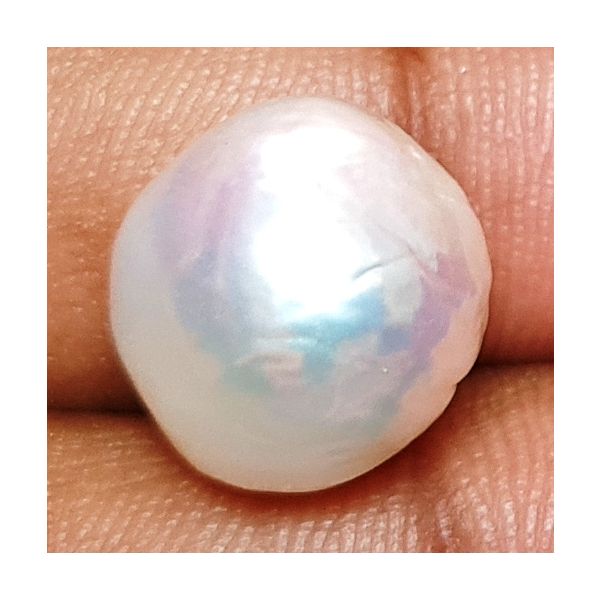 13.49 carats Natural White Venezuela Pearl 12.98x12.16x12.00 mm