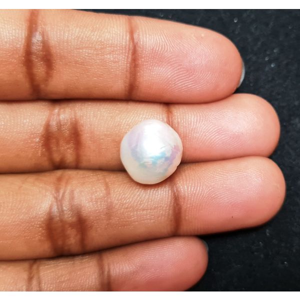 13.49 carats Natural White Venezuela Pearl 12.98x12.16x12.00 mm