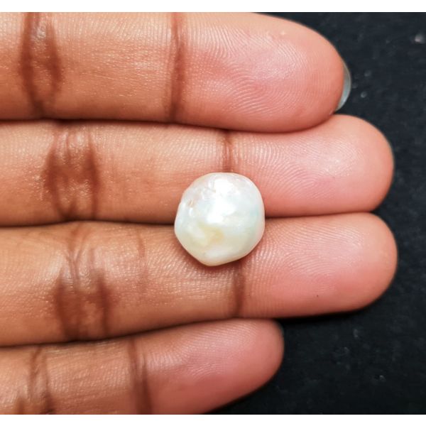 13.49 carats Natural White Venezuela Pearl 12.98x12.16x12.00 mm