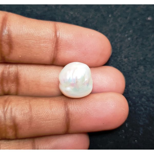 13.91 carats Natural White Venezuela Pearl 14.50x11.79x10.60 mm