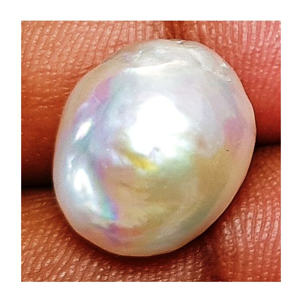13.45 carats Natural White Venezuela Pearl 14.33x11.91x11.93 mm