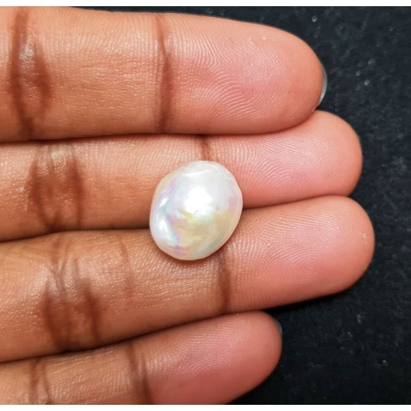13.45 carats Natural White Venezuela Pearl 14.33x11.91x11.93 mm