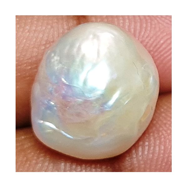 15.41 carats Natural White Venezuela Pearl 12.46x12.50x12.22 mm