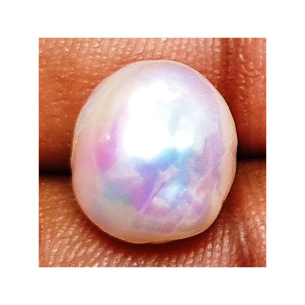 9.33 carats Natural White Venezuela Pearl 10.25x11.21x11.44 mm