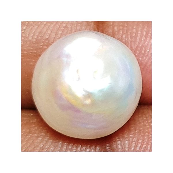 11.82 carats Natural White Venezuela Pearl 12.09x11.26x11.32 mm