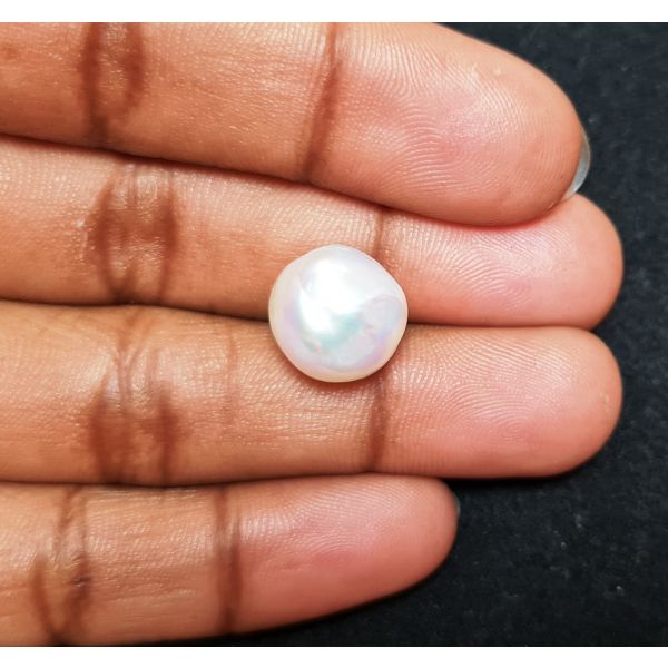 11.82 carats Natural White Venezuela Pearl 12.09x11.26x11.32 mm